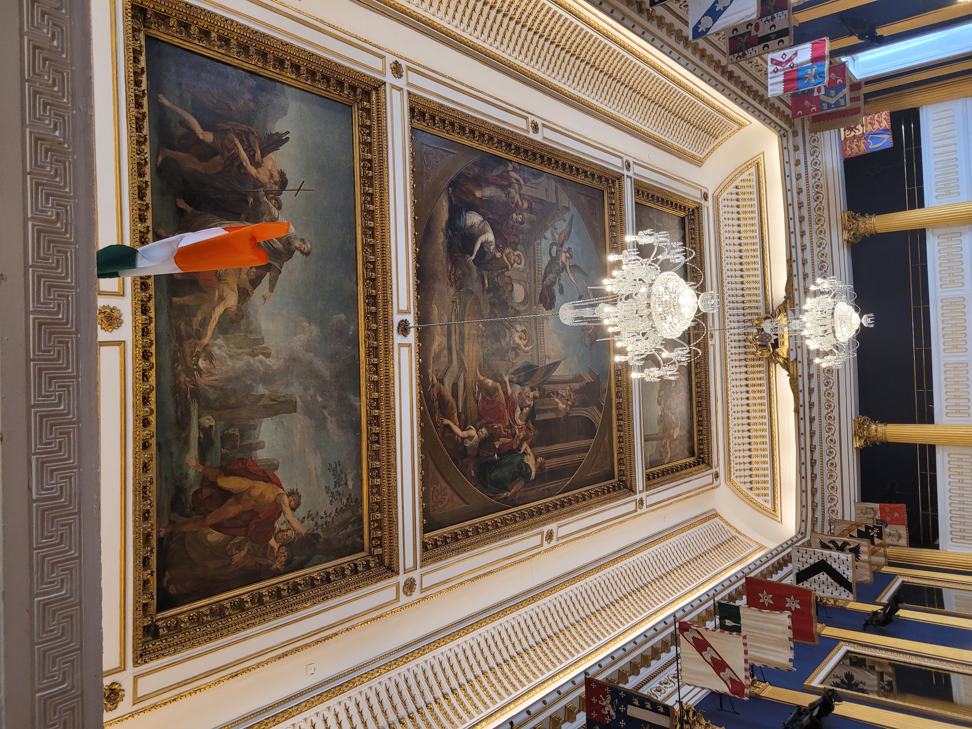 Peintures au plafond de Vincenzo Waldré