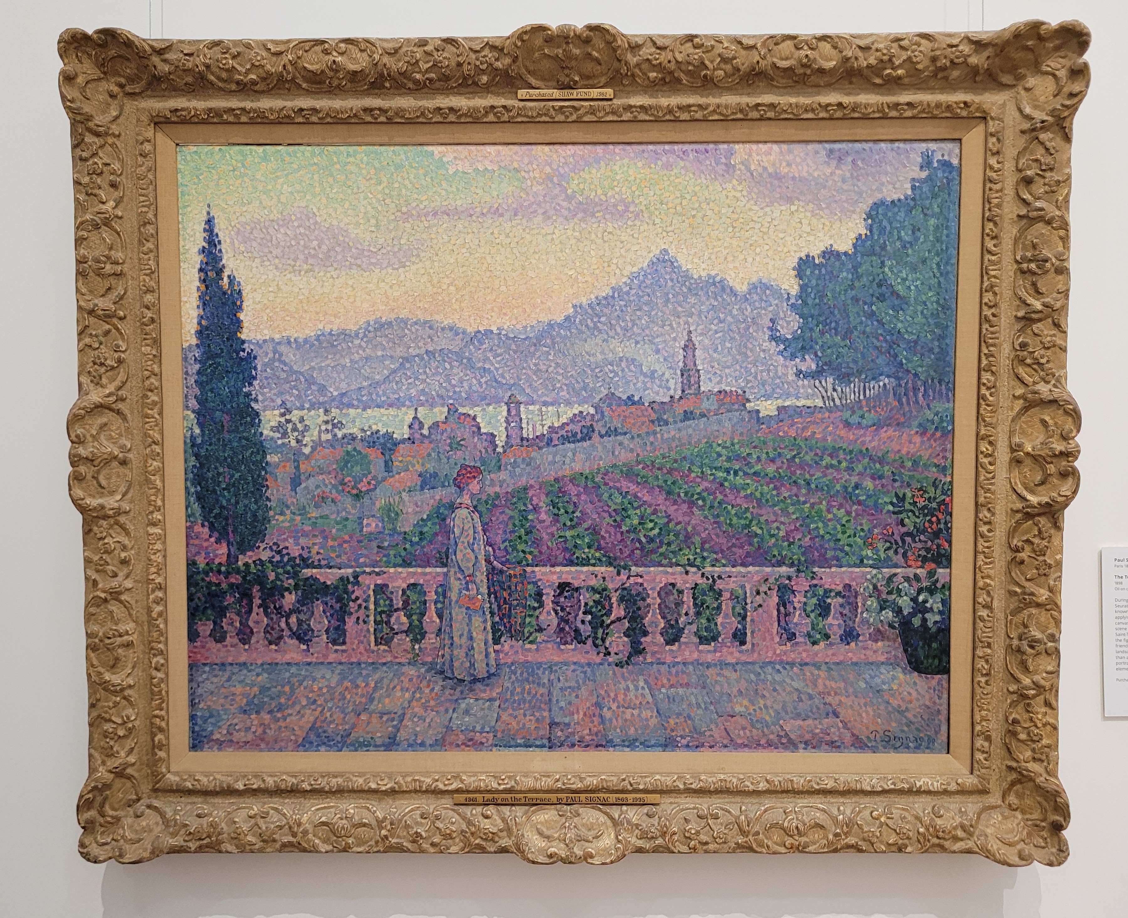 Paul Signac - The Terrace, Saint Tropez